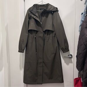 Tahari Hooded Rain Coat
